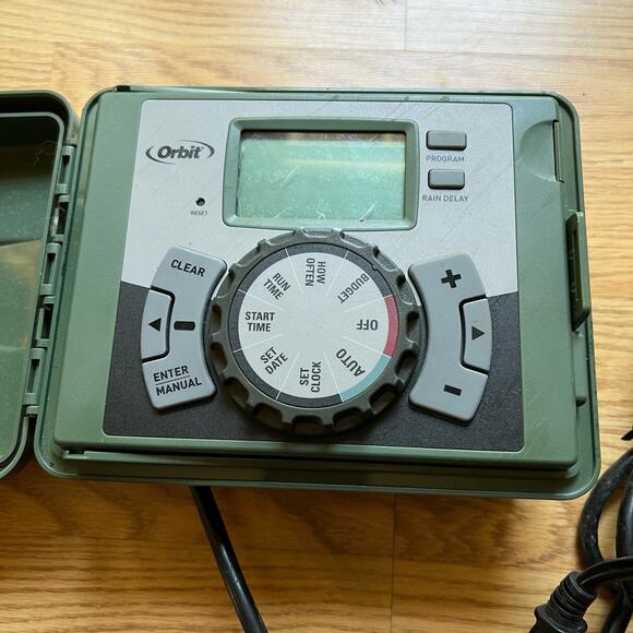 ORBIT 57896 SPRINKLER TIMER CONTROLLER 6 ZONE EASY-SET LOGIC INDOOR OUTDOOR - Picture 6 of 7